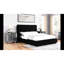 Grand lit noir avec tête de lit et style de chambre à coucher moderne pour un revêtement luxueux-1289214884-1289214885