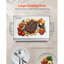 Batterie de cuisine pour barbecue 23 po x 16 po à plaque plate universelle en acier inoxydable