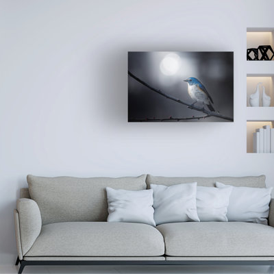 Takashi Suzuki  Blue Bird Canvas Art