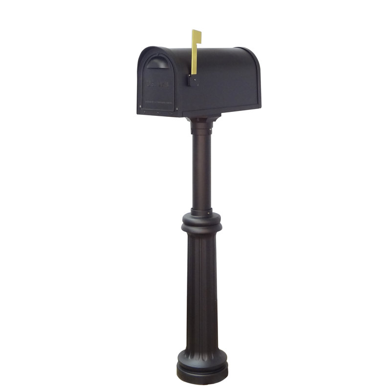 Boîte aux lettres verrouillable avec poteau bradford inclus trottoir Classic