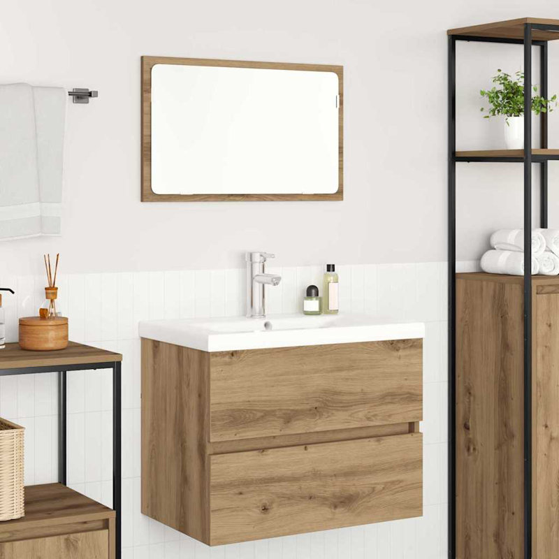 Bathroom Vanity with Basin, Artisan Oak