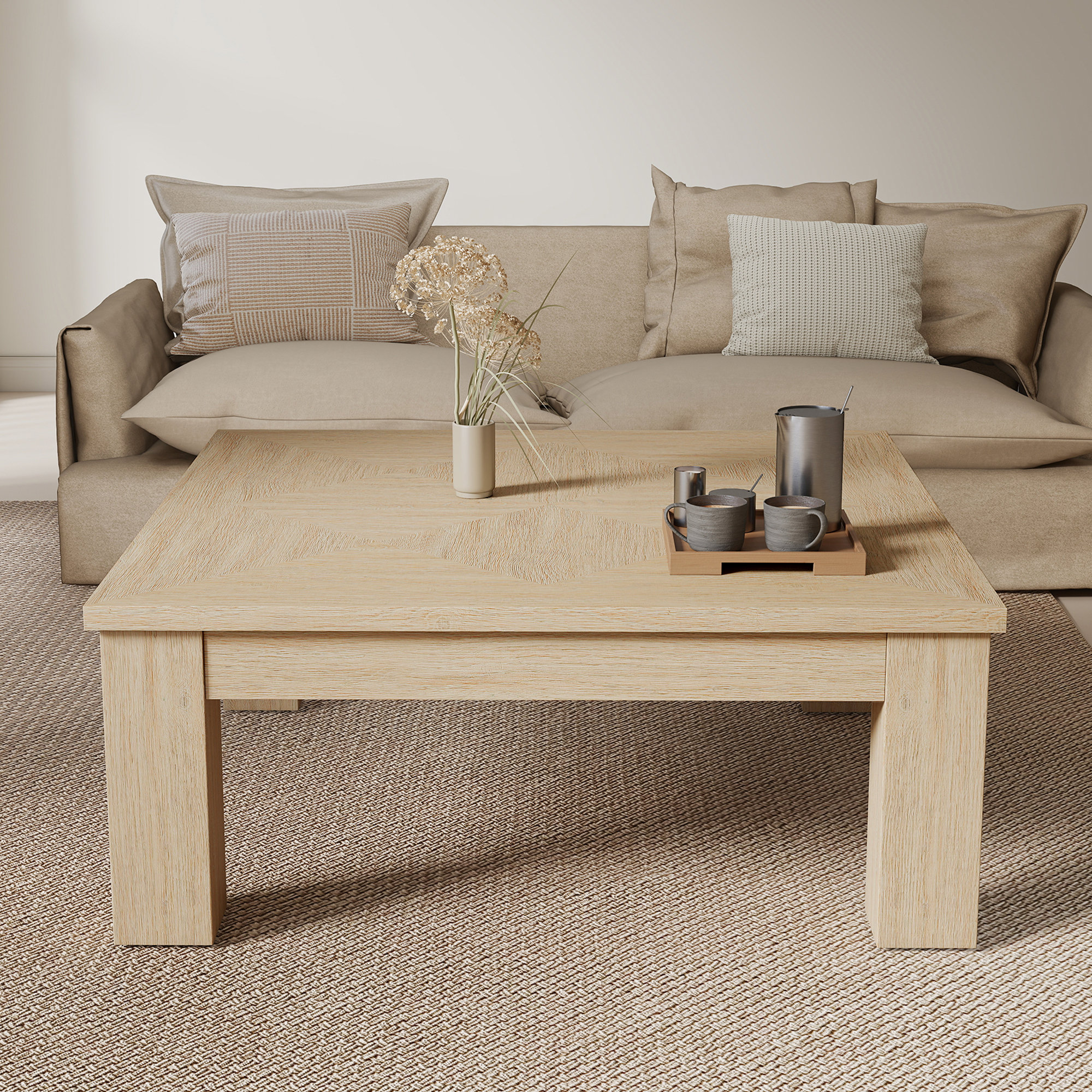 Dutton Coffee Table, Natural Oak