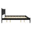 Lit plateforme noir Eastern Eastern Mid-Century Modern