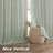 Linen Curtains for Living Room Neutral Modern Farmhouse Window Privacy Linen Fabric Drapes for Farmhouse Window Treatment Panels with Valance,2 Panels-299803899-299803900