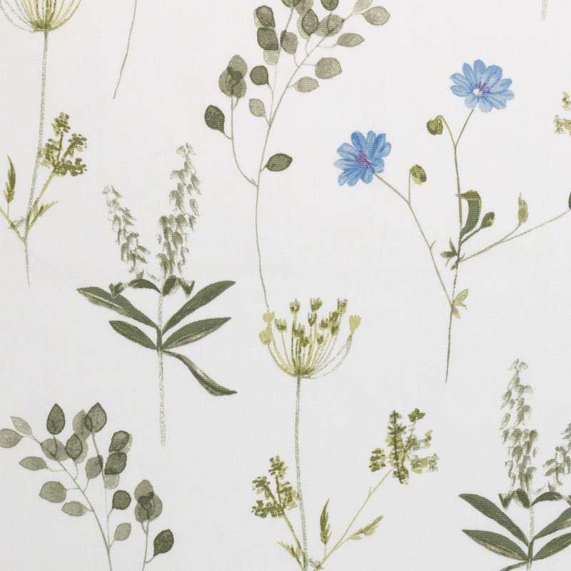 Meadow Cotton Grommet / Eyelet Curtain Panel Pair, 229cm Width x 229cm Drop