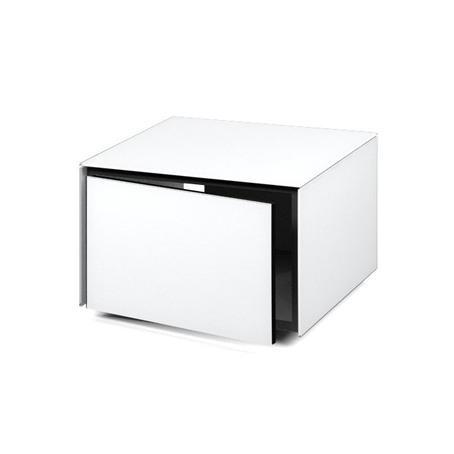 Varianto Plano TV Stand for TVs up to 32", Black/Snow-white