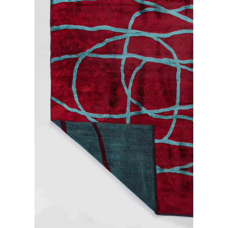 Rapture Abstract Area Rug, Rectangle 9'10" x 14'