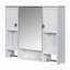 Armoire de salle de bain murale moderne avec plusieurs options de rangement et un design élégant-1756492428