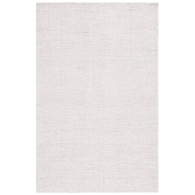 Duchesne Hand Tufted Wool Cotton Rug in Gray/Light Gray/Ivory