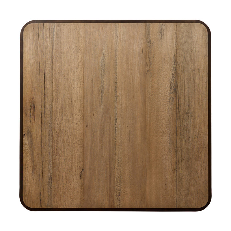 Kipp Square Coffee Table-Burnt Bleached Oak Resawn