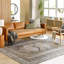 Tapis oriental en chenille lavable à la machine avec envers en toile Bria-735104372