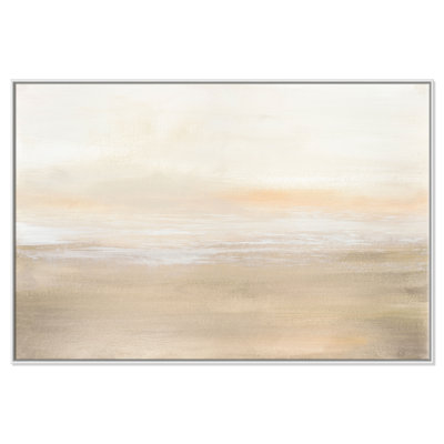 Morning Calm - Floater Frame Painting on Canvas