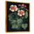 Toile avec cadre flottant or