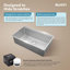 30" L x 19" W Undermount Kitchen Sink with Accessories-1345642332