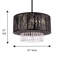 Whisper 3 - Light Dimmable Drum Chandelier-12181203-12181202