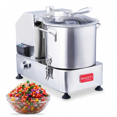 Coupe-légumes commercial Hakka 9L, robot culinaire électrique 1800W avec contrôle de vitesse illimité