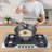 35.4" Kitchen Stainless Steel Gas Cooktop with 5 Burners