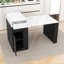 Îlot de cuisine roulant extensible avec table rabattable, prise de courant encastrée et armoire vitrée-354927828-354927834