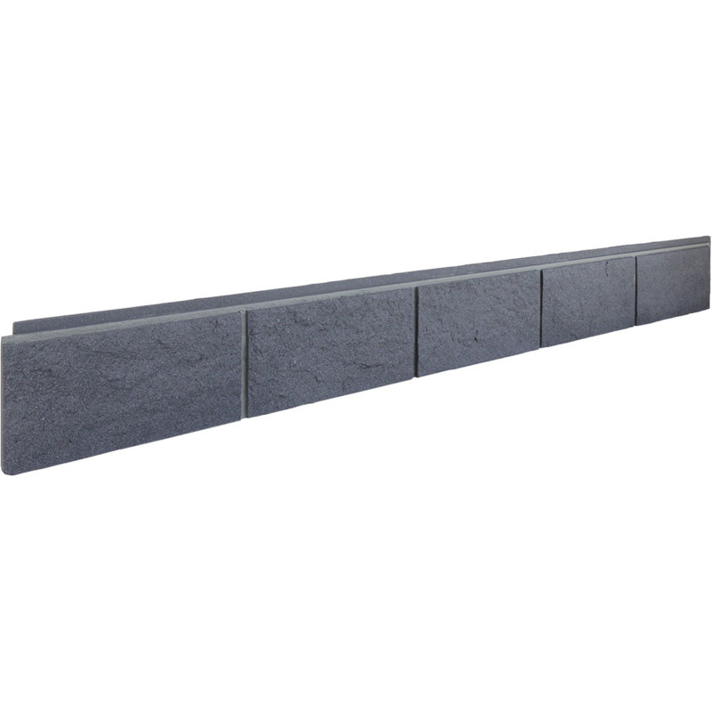 Panneau de faux ciment EverStone, 81 po x H 9 po x P 1 1/4 po, obsidienne, Obsidienne