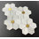 MFL Flowers Pattern Marble & Metal Novelty Mosaic Wall and Floor Tile