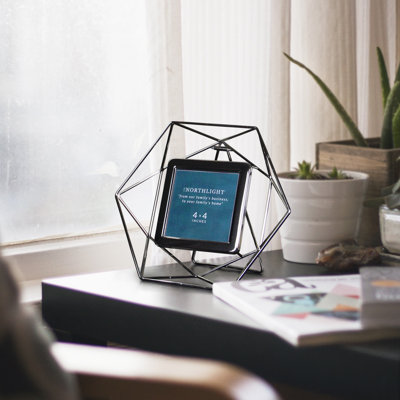 Contemporary Hexagonal 4" x 4" Photo Picture Frame