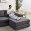 75.5 " Corduroy Sofa Bed-679222239