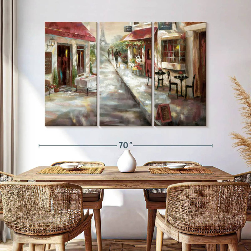 Rorry Parisian Cafe, 42" H x 65" W