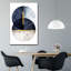 Impression sur toile sur fond bleu marine foncé-2029848391