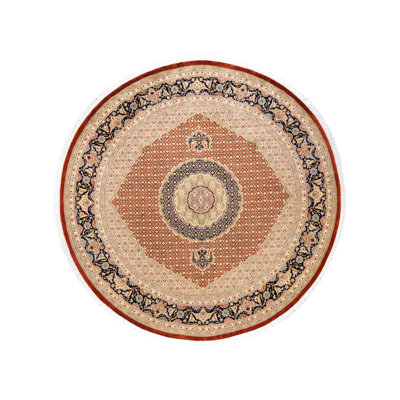 Classic One-of-a-Kind 8' 1" X 8' 1" Hand Knotted Area Rug