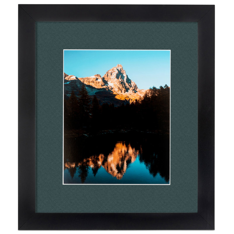 Matte Picture Frame with Mat, Evergreen
