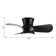 Modern 3-Blade Flush Mount Ceiling Fan with Light and Remote Control