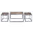 Agarita 3 - Piece Living Room Table Set