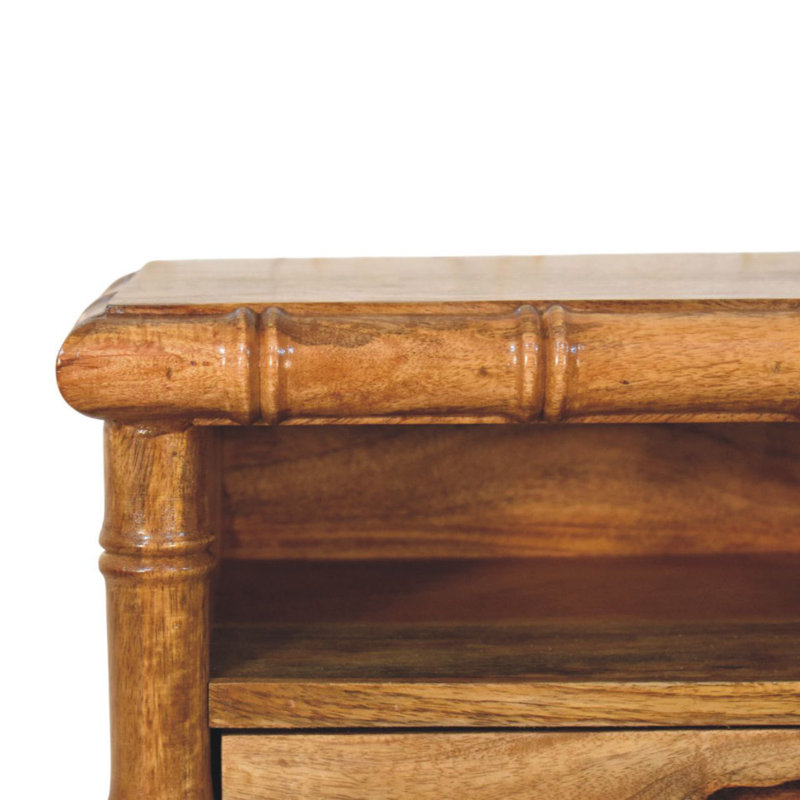 44cm W Solid Wood Bedside Table