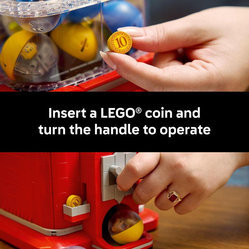 LEGO Ideas 21358, ensemble de construction de distributeur automatique de figurines, pour les 18 ans et plus, 1343 PCS