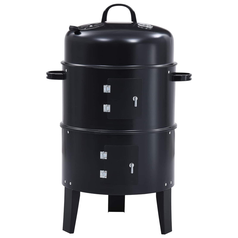 VidaXL 40cm W Wood Pellet Grill