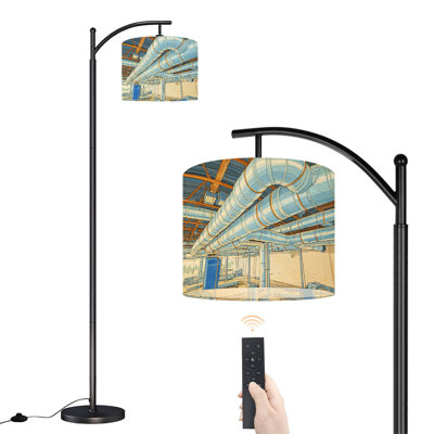 Lampe sur pied avec abat-jour réglable Arc