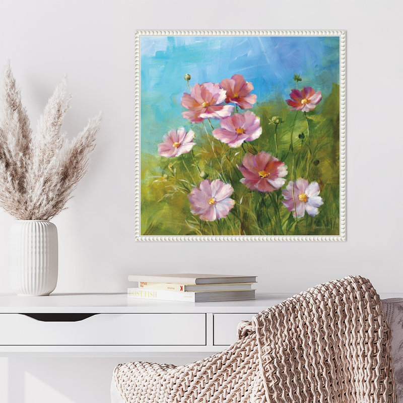 «Summer Field III» par Danhui Nai, reproduction d'art sur toile encadrée, H 22 po x l 22 po