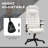 High Back Vibration Massage Office Chair Heated Reclining PU Leather Computer Chair-1372763426