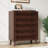 5 Drawers Dresser For Bedroom, Mid Century Modern Slatted Dresser, Wood Chest Of Drawers Organizer For Bedroom, Living Room, Hallway, Closet, Walnut-178362572