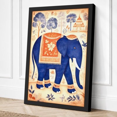 Ornate Elephant Portrait Boho - Print