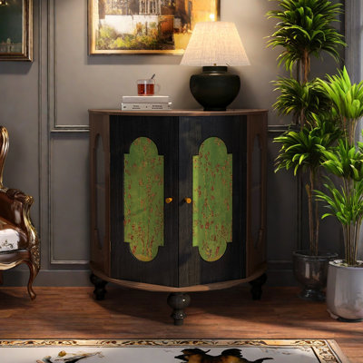 Armoire décorative demi-cercle moderne