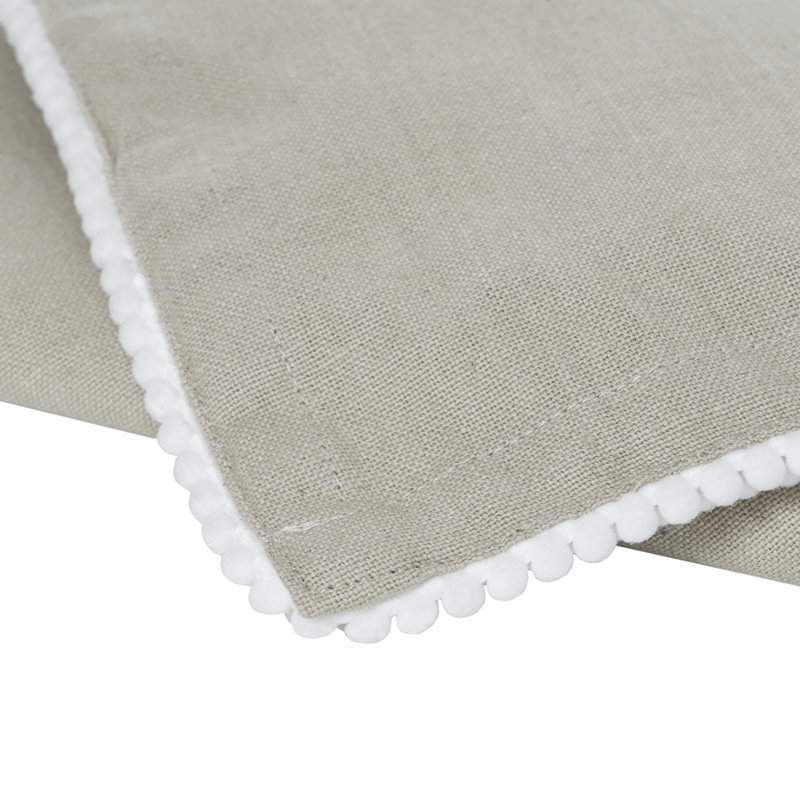 100% Cotton Solid Colour Varied Napkin, Beige & White