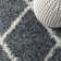 Cantera Shag Plush Tassel Moroccan Geometric Trellis Denim Blue/Cream Rug
