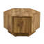 Table basse hexagonale en MDF avec tiroirs