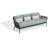 84.5" Wide Patio Sofa with Cushion-1617078623