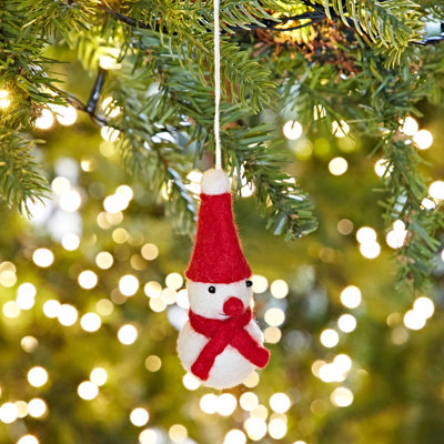 10cm Handmade Wool Hanging Figurine Ornament