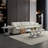 Traeshaun Faux Marble Top Metal Base End Table-1547277490-1547277491