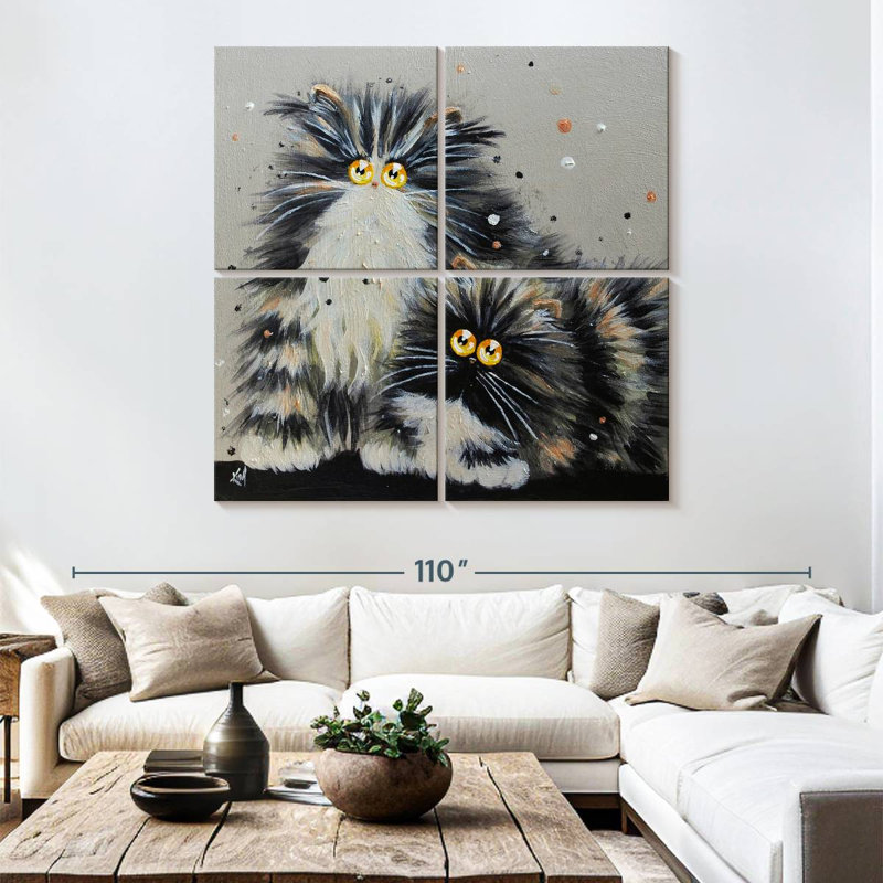 Brampt Rodney And Dave, 74'' H x 74'' W