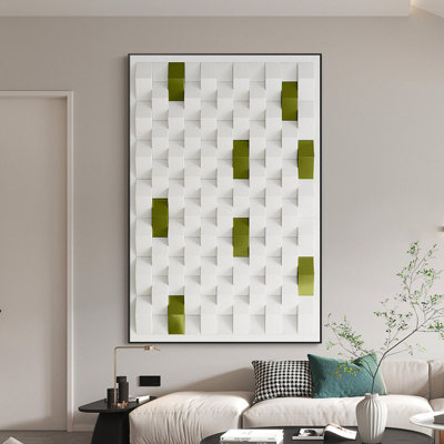 Décoration murale moderne en relief 3D minimaliste