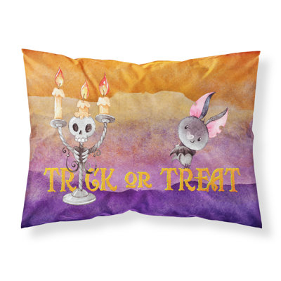Taie d’oreiller d’halloween astuce ou treat